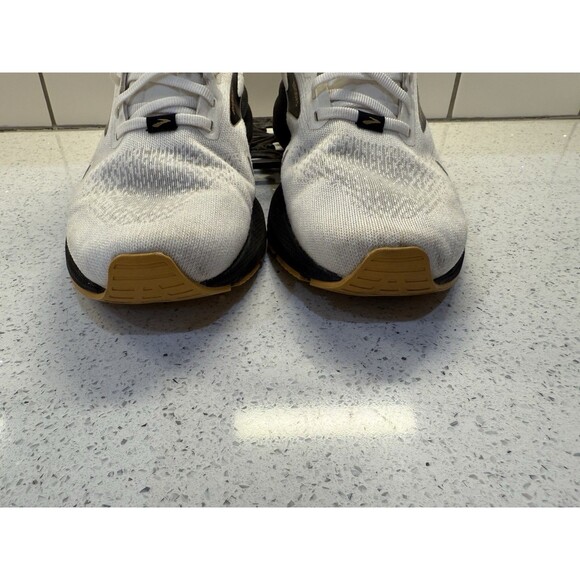 Brooks Launch 9 Men\'s Sneakers Size 9.5 White Black Athletic Running Shoes D121 main image 5